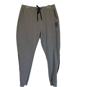 Baseball Swag Mens Gray Jogger Pants‎ Size Large Athletic Athleisure Casual